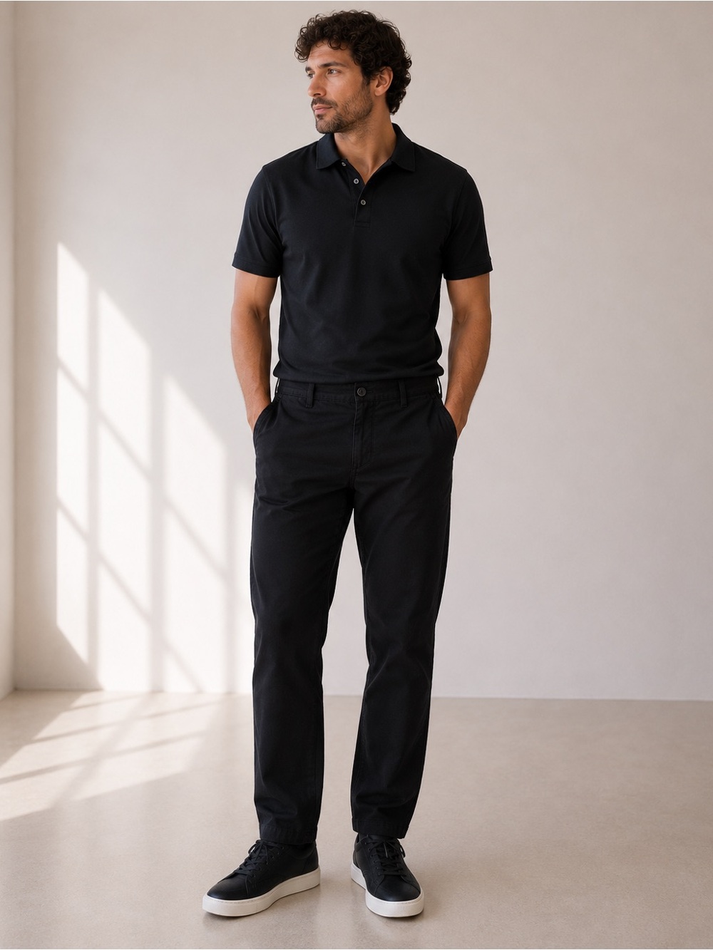 Ag Adriano Goldschmied Men’s Straight chino pants — Black. BB23